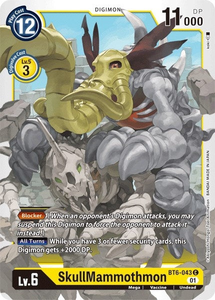 SkullMammothmon (BT6-043 C) (BT-06)