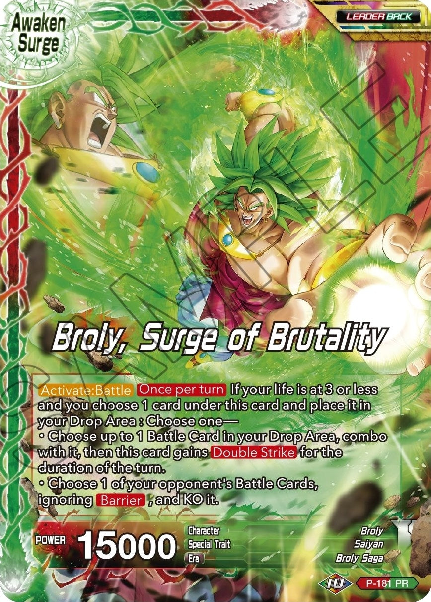 Broly // Broly, Surge of Brutality (P-181) (MB-01)