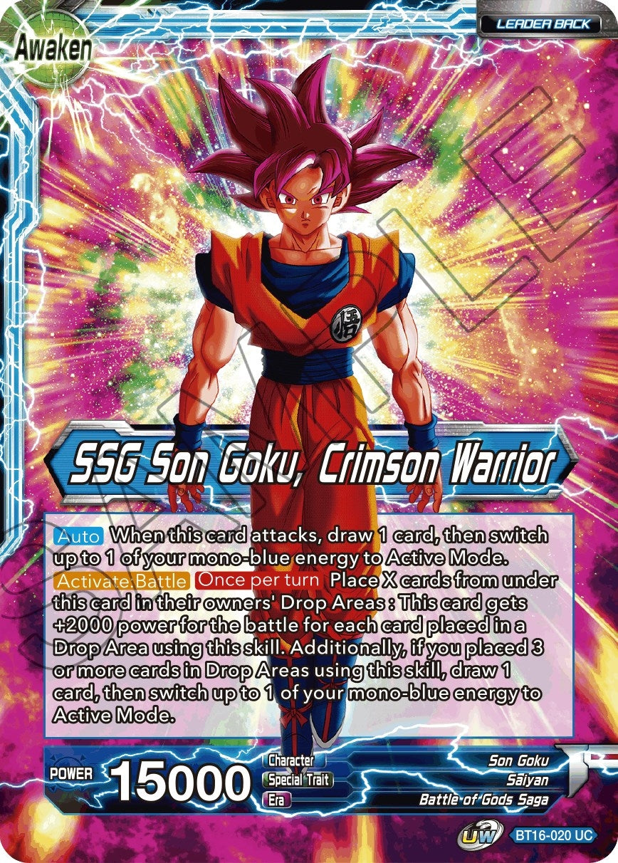 Son Goku // SSG Son Goku, Crimson Warrior (BT16-020) (DBS-B16)