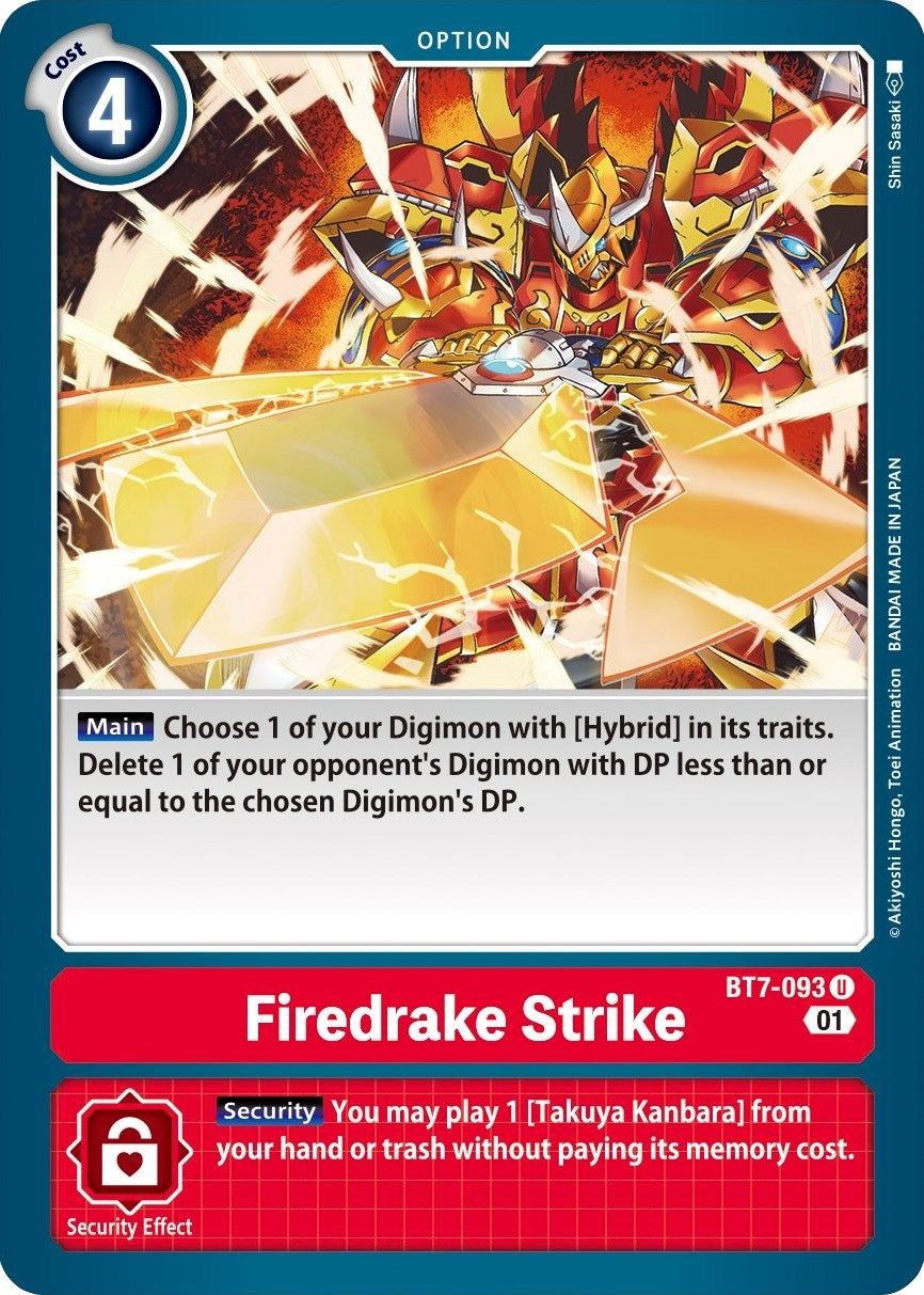 Firedrake Strike (BT7-093 U) (BT-07)