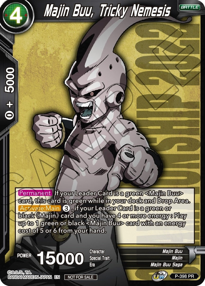 Majin Buu, Tricky Nemesis (Championship Pack 2022 Vol.1) (P-398) (PR)