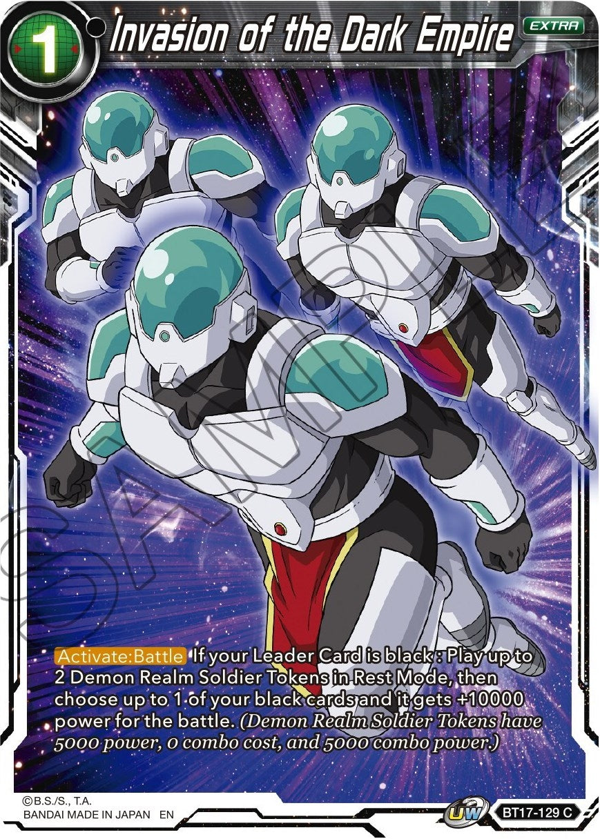 Invasion of the Dark Empire (BT17-129) (DBS-B17)