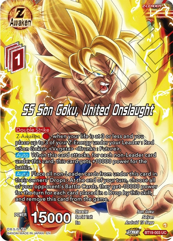 SS Son Goku, United Onslaught (BT19-003) (DBS-B19)