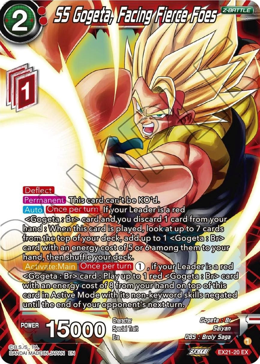 SS Gogeta, Facing Fierce Foes (EX21-20) (DBS-BE21)
