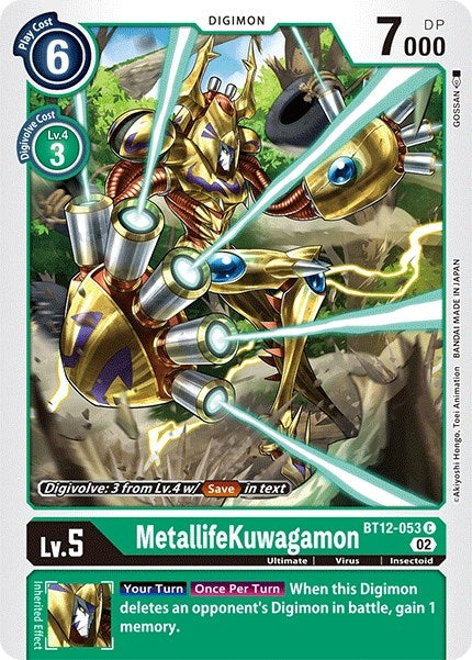 MetallifeKuwagamon (BT12-053 C) (BT-12)
