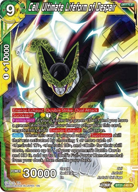 Cell, Ultimate Lifeform of Despair (BT21-145) (BT21)