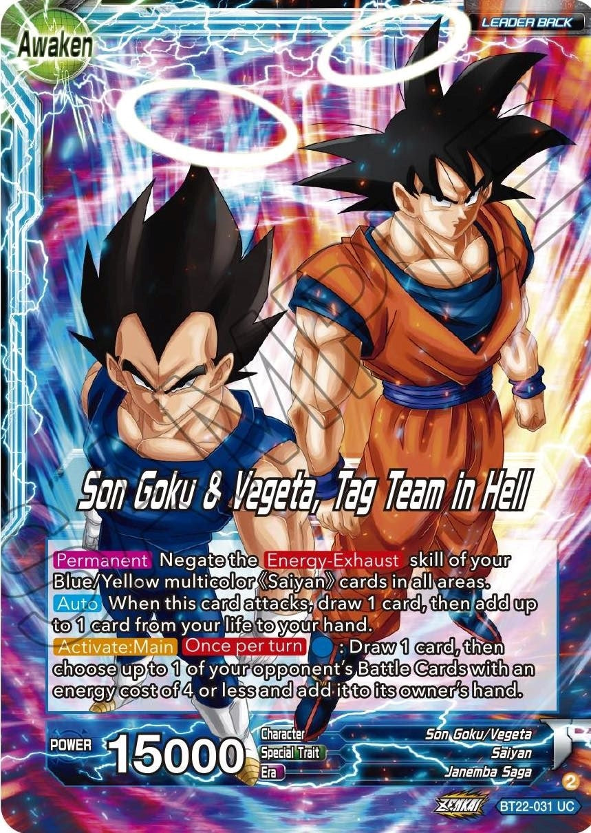 Son Goku // Son Goku & Vegeta, Tag Team in Hell (BT22-031) (BT22)