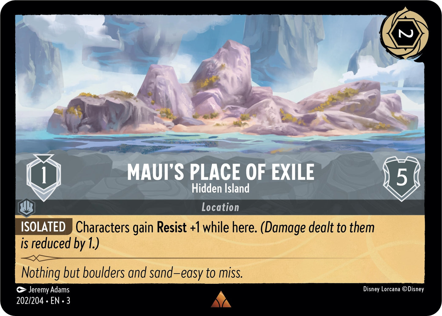 Maui's Place of Exile - Hidden Island (202/204) (3)