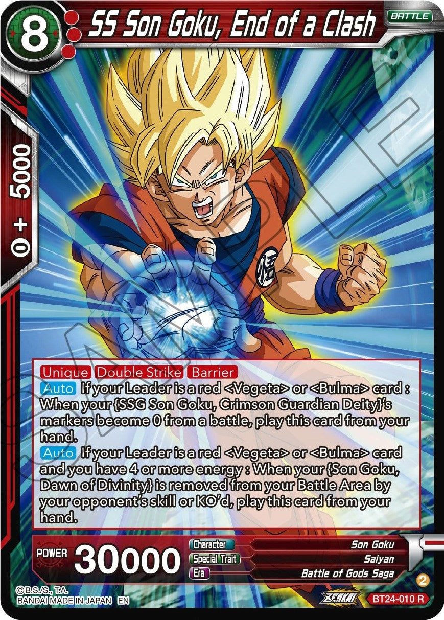 SS Son Goku, End of a Clash (BT24-010) (BT24)