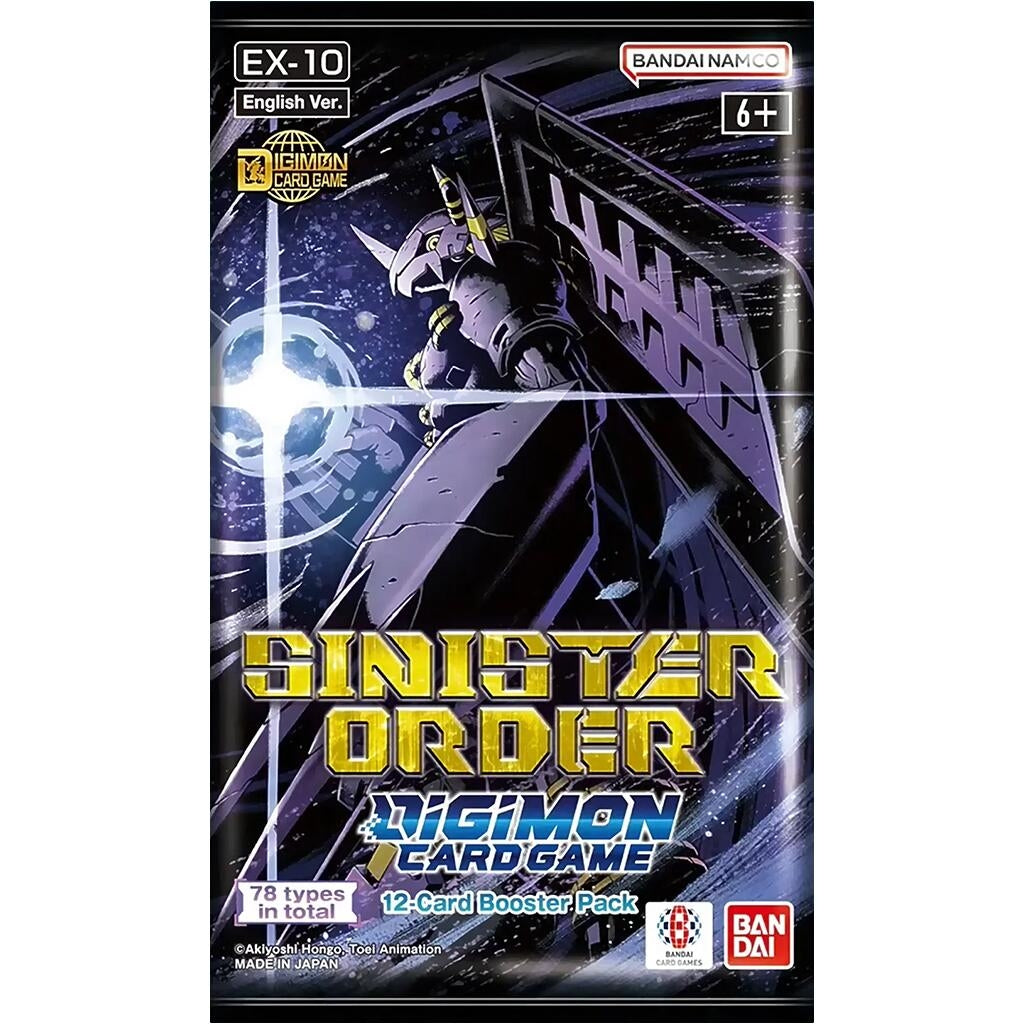 Image for Sinister Order Booster Pack - Digimon Card Game