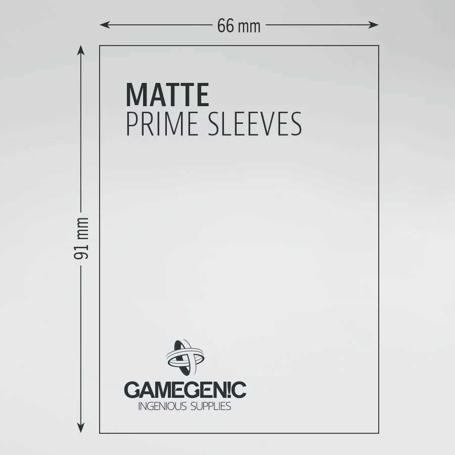 UNIT Gamegenic Matte Prime Sleeves Blue 66x91 (100 ct.)