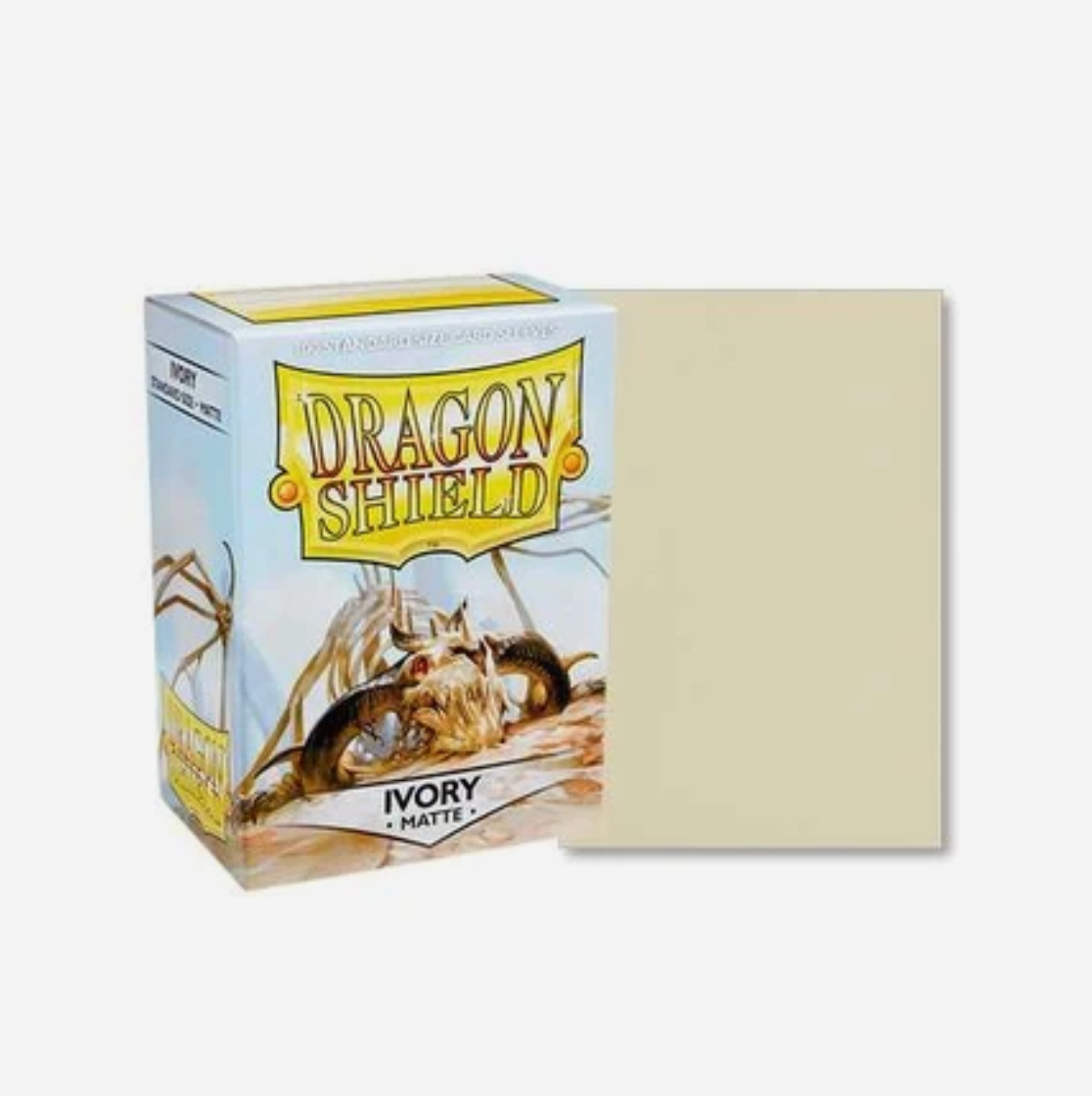 Dragon Shield Matte - Ivory (100 ct. in box)