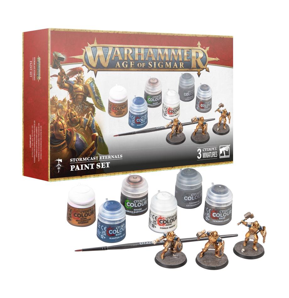 Age Of Sigmar S/E + Paint Set Eng/Spa/Port/Latv/R M