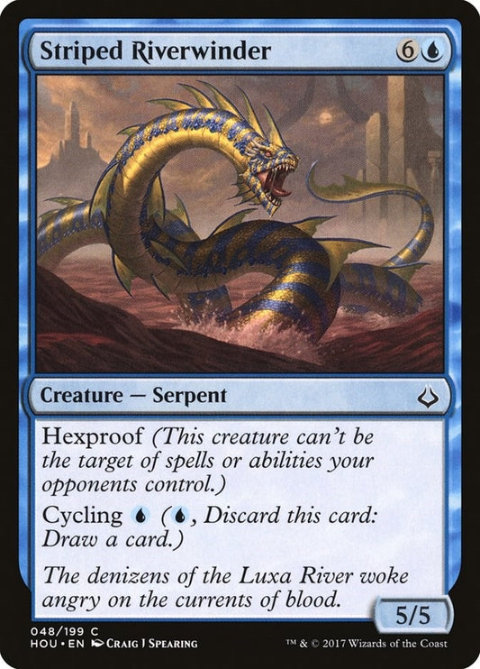 Striped Riverwinder (48) (HOU)