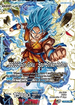 Super Saiyan God Son Goku // SSGSS Son Goku, Soul Striker Reborn (P-211) (PR)