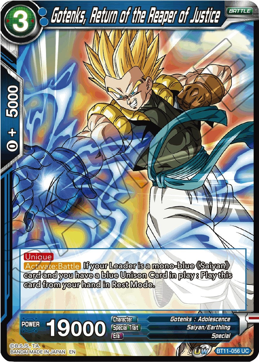 Gotenks, Return of the Reaper of Justice (BT11-056) (DBS-B11)