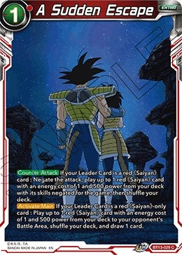 A Sudden Escape (BT13-029) (DBS-B13)