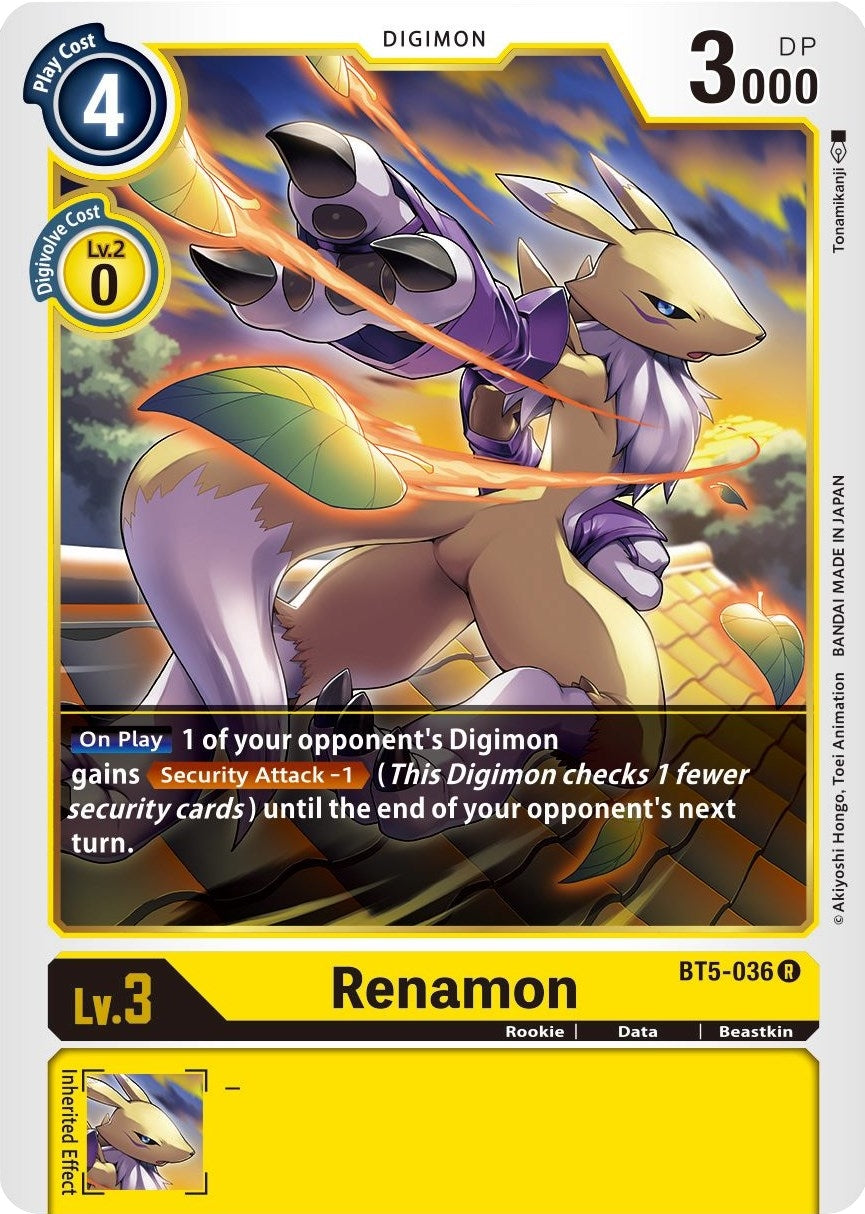 Renamon (BT5-036 R) (BT-05)