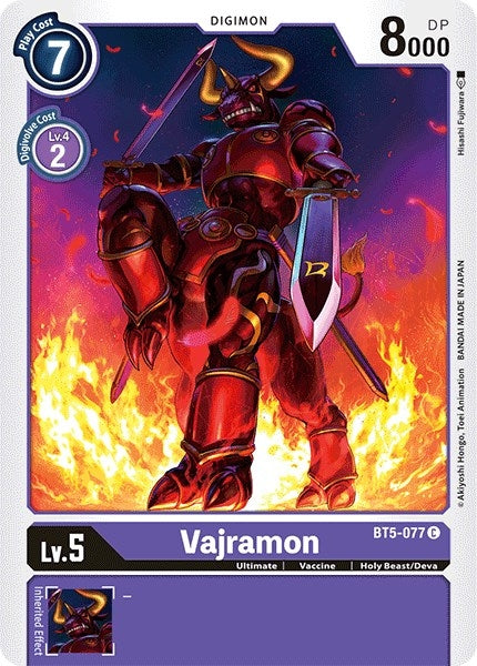 Vajramon (BT5-077 C) (BT-05)