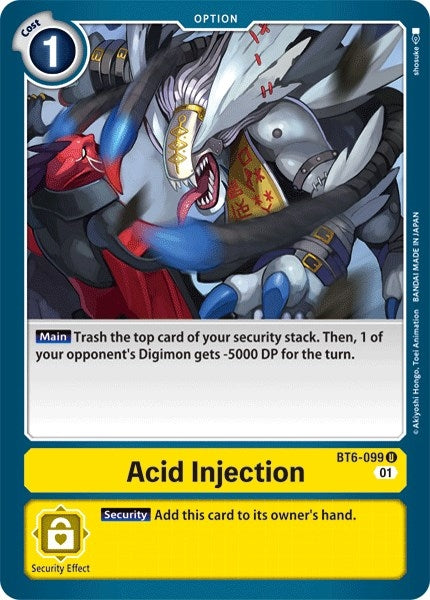 Acid Injection (BT6-099 U) (BT-06)