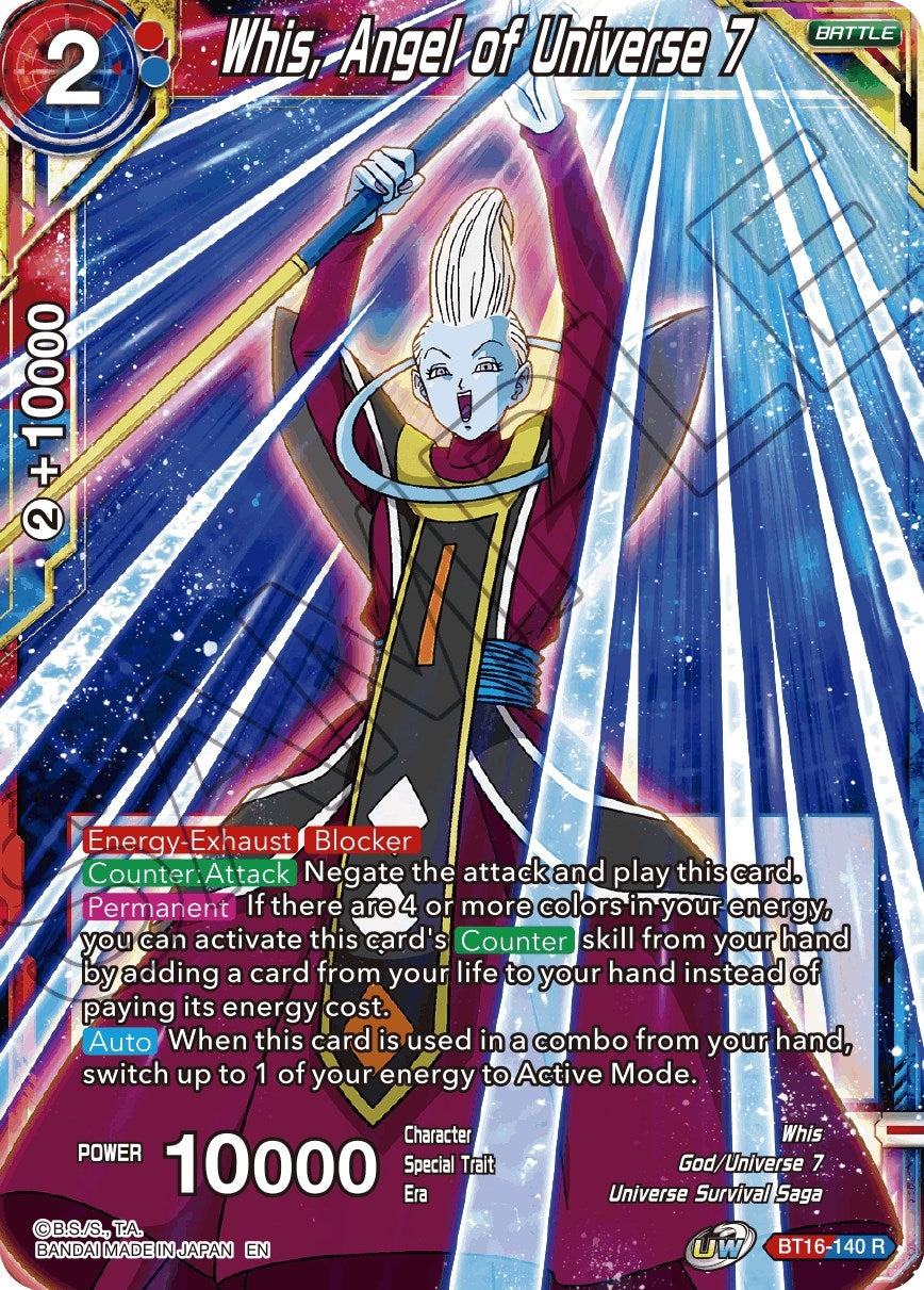 Whis, Angel of Universe 7 (BT16-140) (DBS-B16)