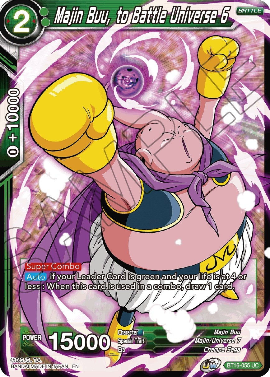 Majin Buu, to Battle Universe 6 (BT16-055) (DBS-B16)