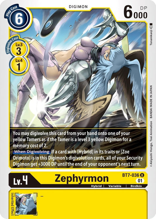 Zephyrmon (BT7-036 U) (BT-07)