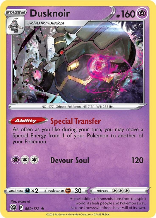 Dusknoir (062/172) (SWSH09)