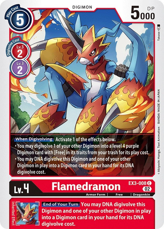 Flamedramon (EX3-008 C) (EX-03)