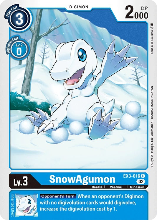 SnowAgumon (EX3-016 C) (EX-03)