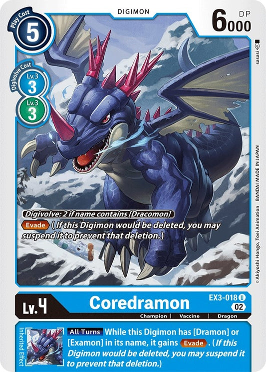 Coredramon - EX3-018 (EX3-018 U) (EX-03)