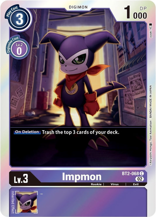 Impmon - BT2-068 (Alternate Art) (BT2-068) (ST-14)