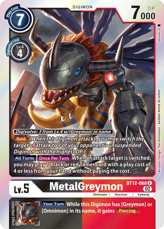 MetalGreymon (BT12-068 R) (BT-12)
