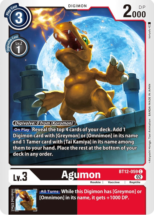 Agumon - BT12-059 (BT12-059 C) (BT12)