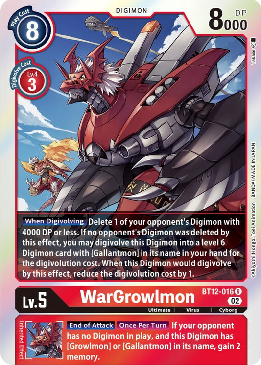 WarGrowlmon (BT12-016 R) (BT-12)