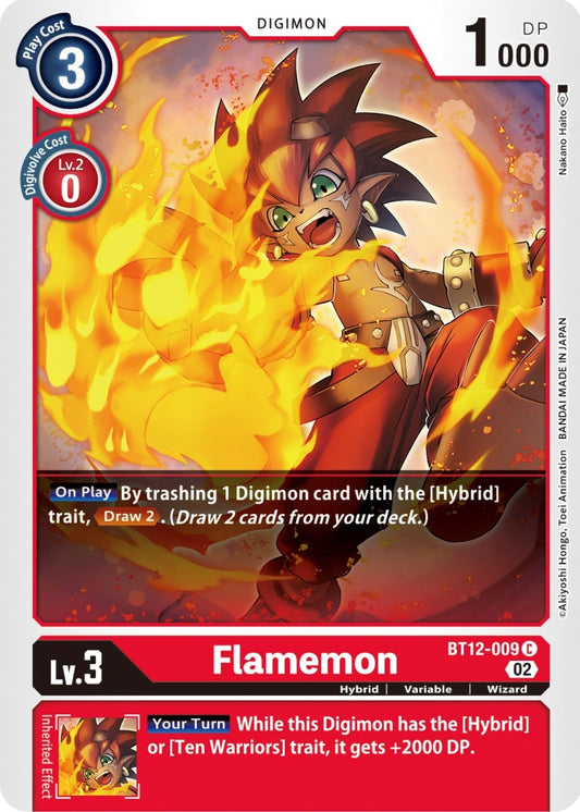 Flamemon (BT12-009 C) (BT-12)