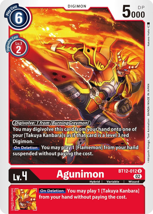 Agunimon (BT12-012 U) (BT12)