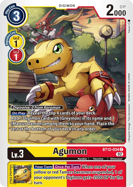 Agumon - BT12-034 (BT12-034 C) (BT12)