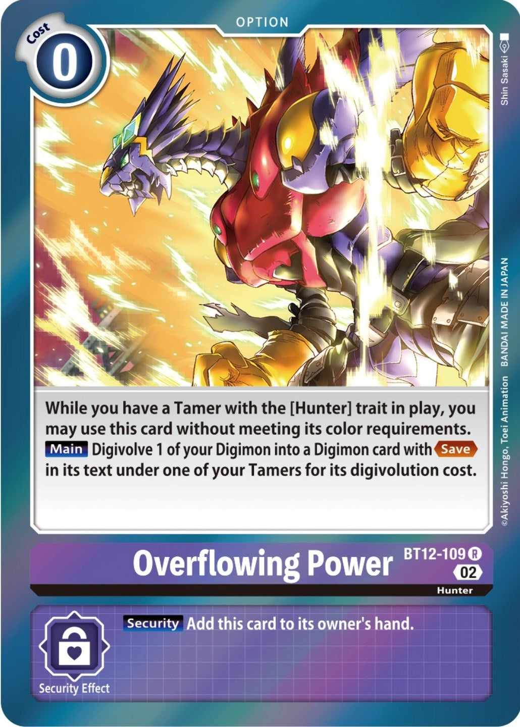Overflowing Power (BT12-109 R) (BT-12)
