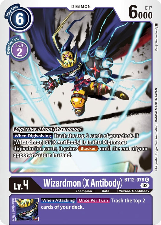 Wizardmon (X Antibody) (BT12-078 C) (BT12)