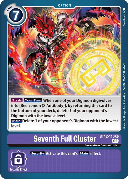 Seventh Full Cluster (BT12-110 U) (BT-12)