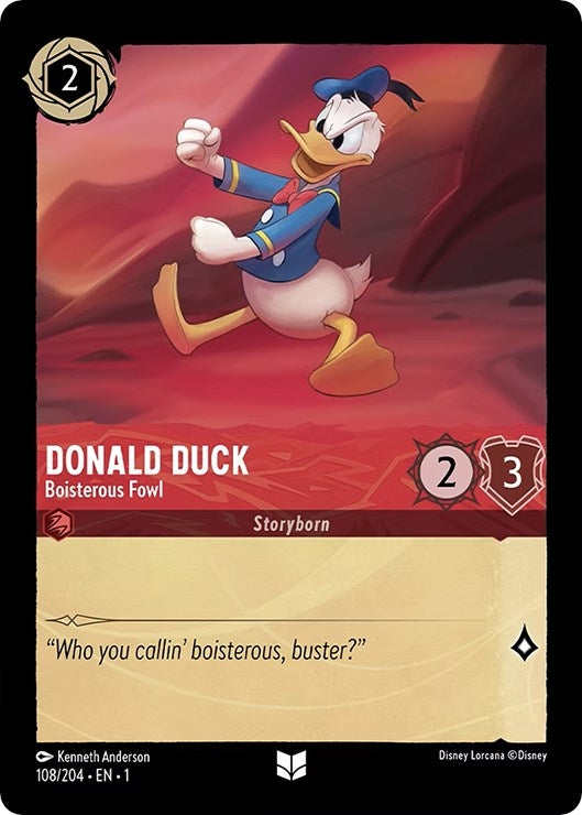 Donald Duck - Boisterous Fowl (108/204) (1)