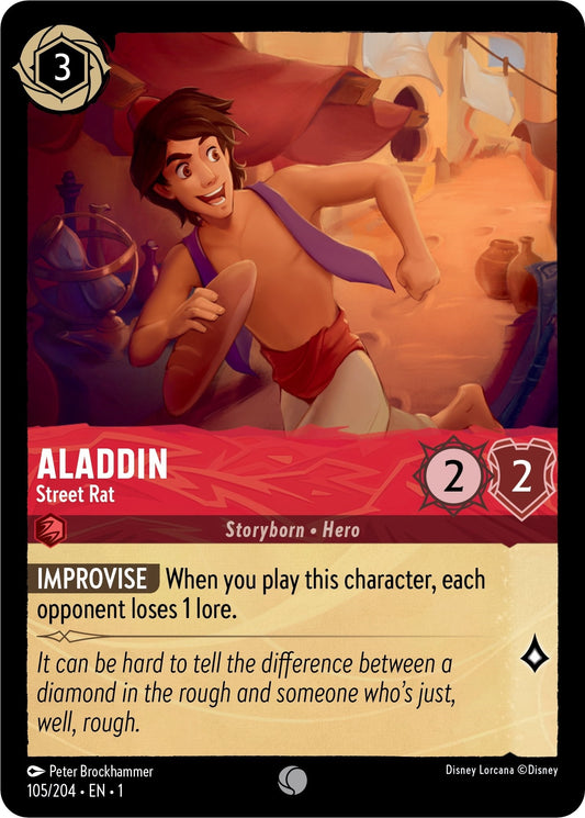 Aladdin - Street Rat (105/204) (1)