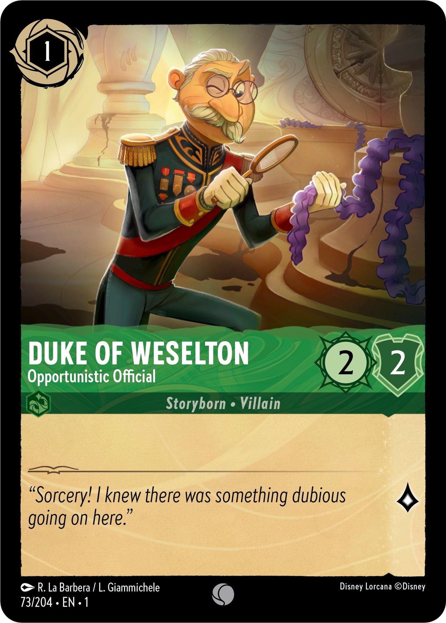 Duke of Weselton - Opportunistic Official (73/204) (1)