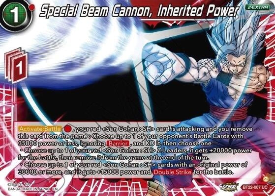 Special Beam Cannon, Inherited Power (BT22-007) (BT22)