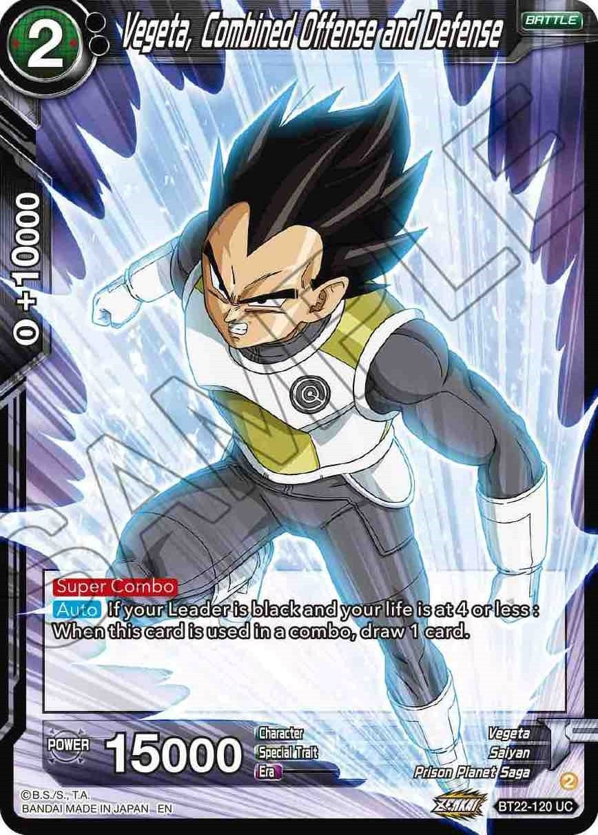 Vegeta, Combined Offense and Defense (BT22-120) (BT22)