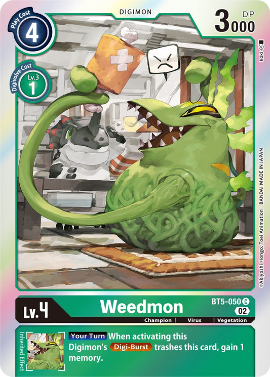 Weedmon (Resurgence Booster Reprint) (BT5-050 C) (RB-01)
