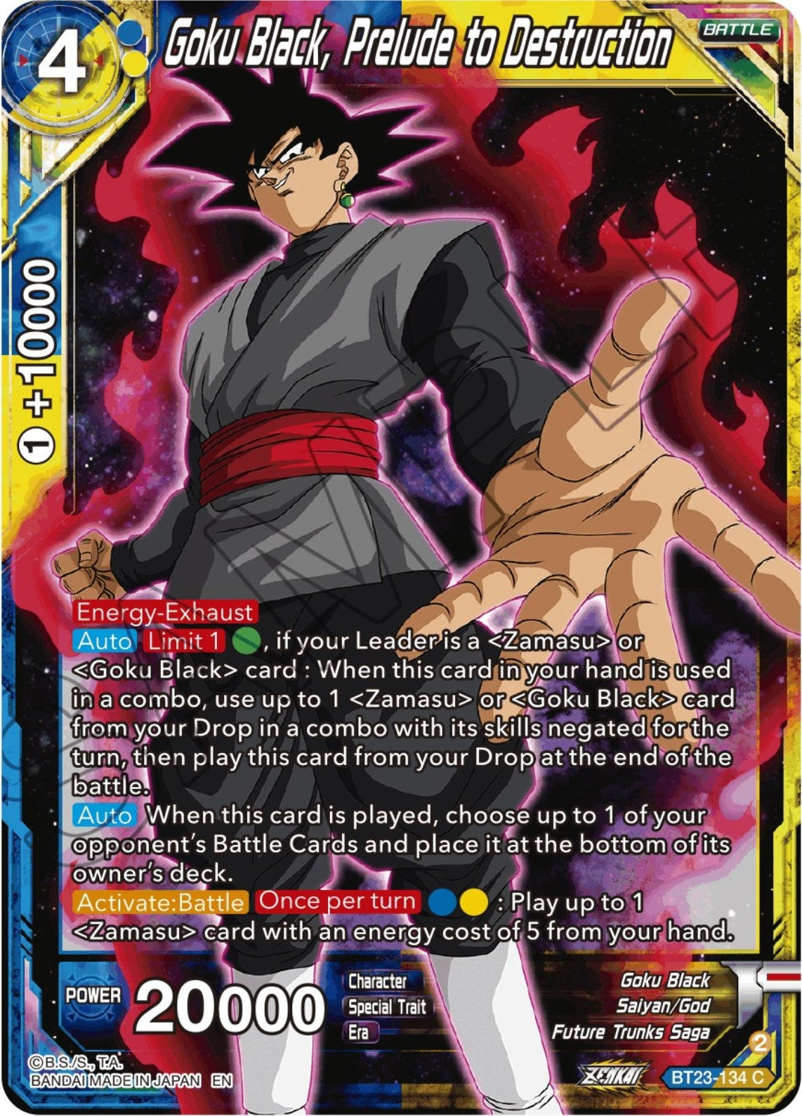 Goku Black, Prelude to Destruction (BT23-134) (BT23)