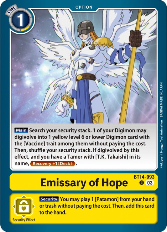 Emissary of Hope (BT14-093 U) (BT-14)
