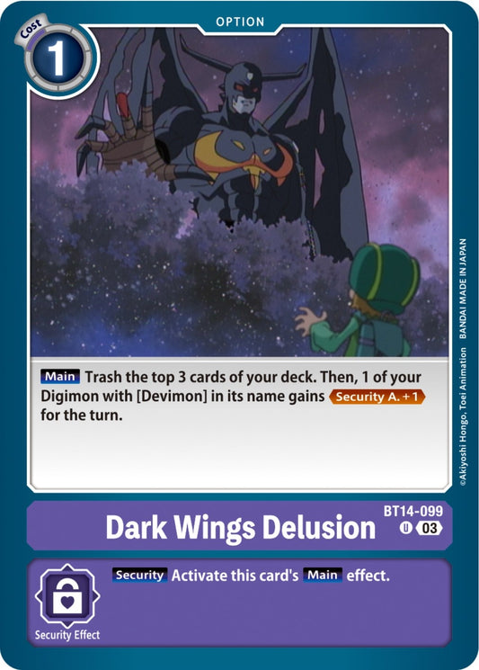 Dark Wings Delusion (BT14-099 U) (BT-14)